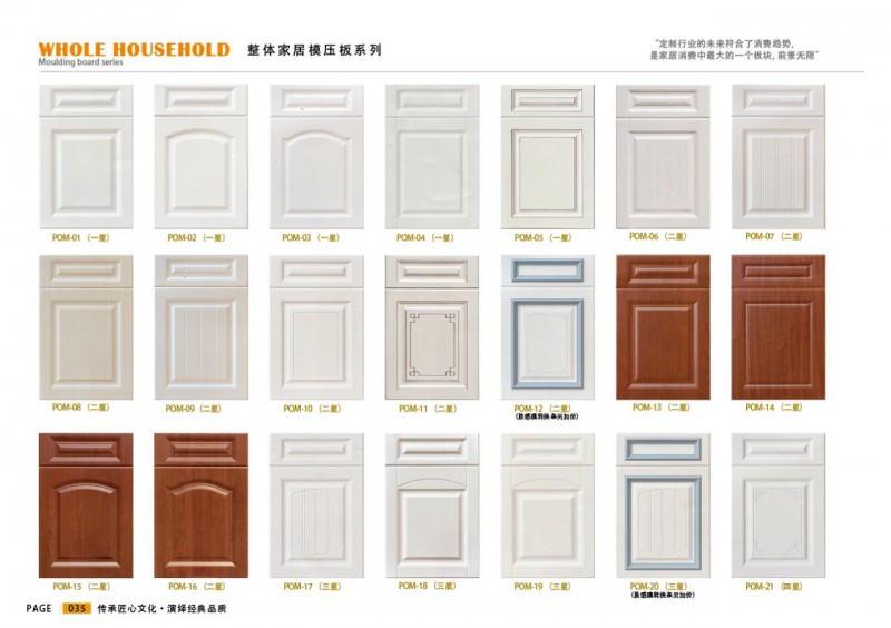 江西贛州威瑪e家全屋定制模壓板系列