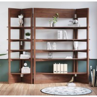 木匠空間現代簡約實木書架