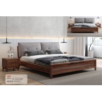 木匠空間現代簡約實木床C02#