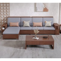 木匠空間現(xiàn)代簡約實(shí)木轉(zhuǎn)角沙發(fā)805#