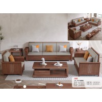 木匠空間現(xiàn)代簡約實(shí)木沙發(fā)822#冬夏兩用