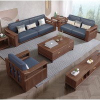 木匠空間現代簡約實木沙發803#