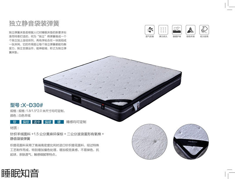 睡眠知音床墊