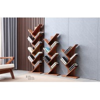 安德穩南美胡桃木木蠟油原木家具：書架1013#