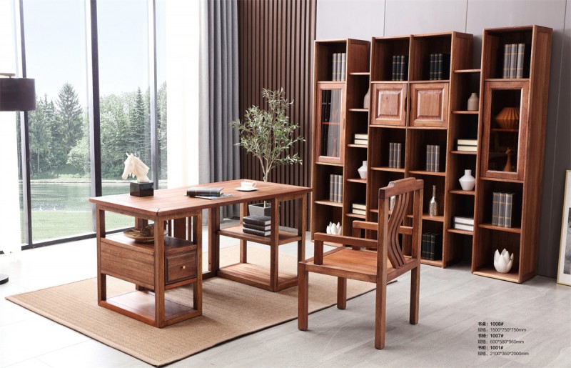 書桌1008#、書椅1007#、書柜1001#