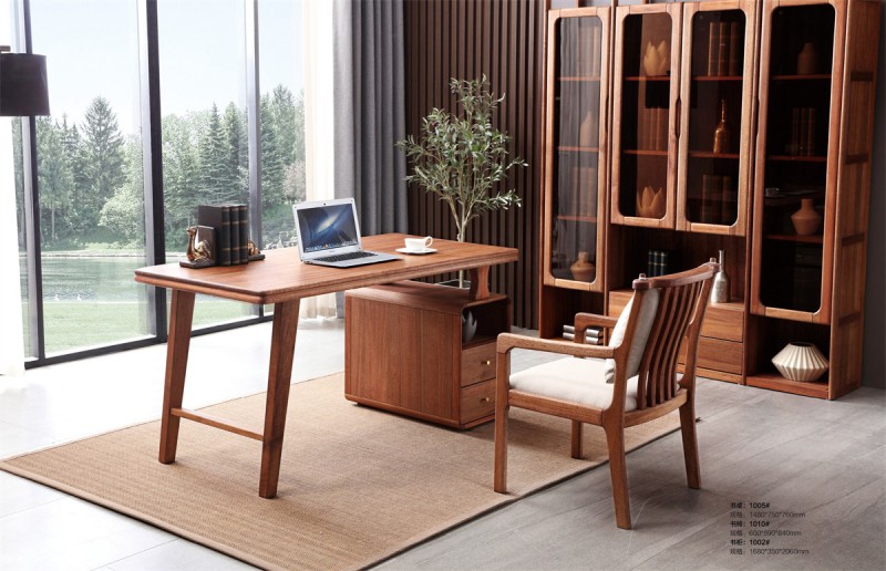 書(shū)桌1005#、書(shū)椅1010#、書(shū)柜1002#