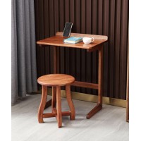 安德穩(wěn)南美胡桃木木蠟油原木家具：小書桌802#、圓凳A003#