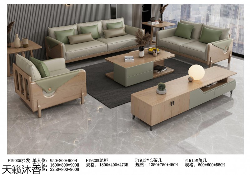 世紀豪軒·天籟沐香 木哈歌現代極簡白蠟木家具