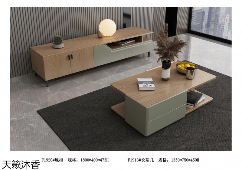 世紀豪軒·天籟沐香 木哈歌現代極簡白蠟木家具