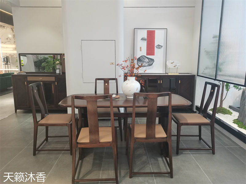 世紀(jì)豪軒&middot;天籟沐香 蘭亭韻-悅系列時(shí)尚輕奢新中式風(fēng)格愛(ài)里古夷蘇木家具展廳實(shí)拍