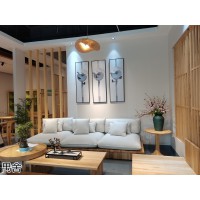 禺舍家具,南康新中式禪意、侘寂風(fēng)白蠟?zāi)炯揖?民宿、茶空間、會(huì)所、辦公家具工程定制