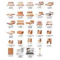 佳云木器家具，南康櫻桃木家具，江西現代極簡北歐實木家具，佳云家具生產廠家