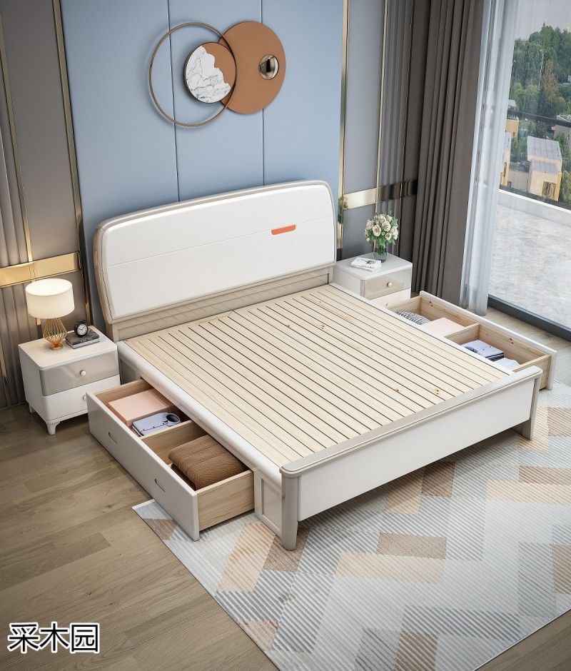 采木園實(shí)木床
