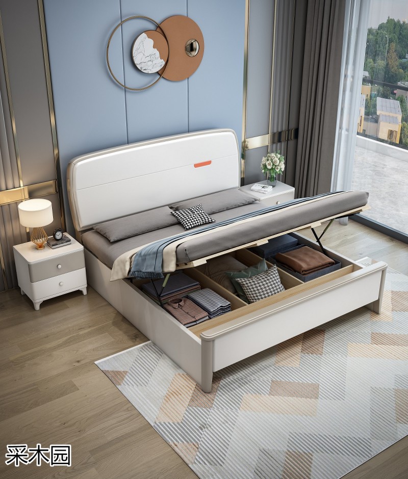 采木園實(shí)木床