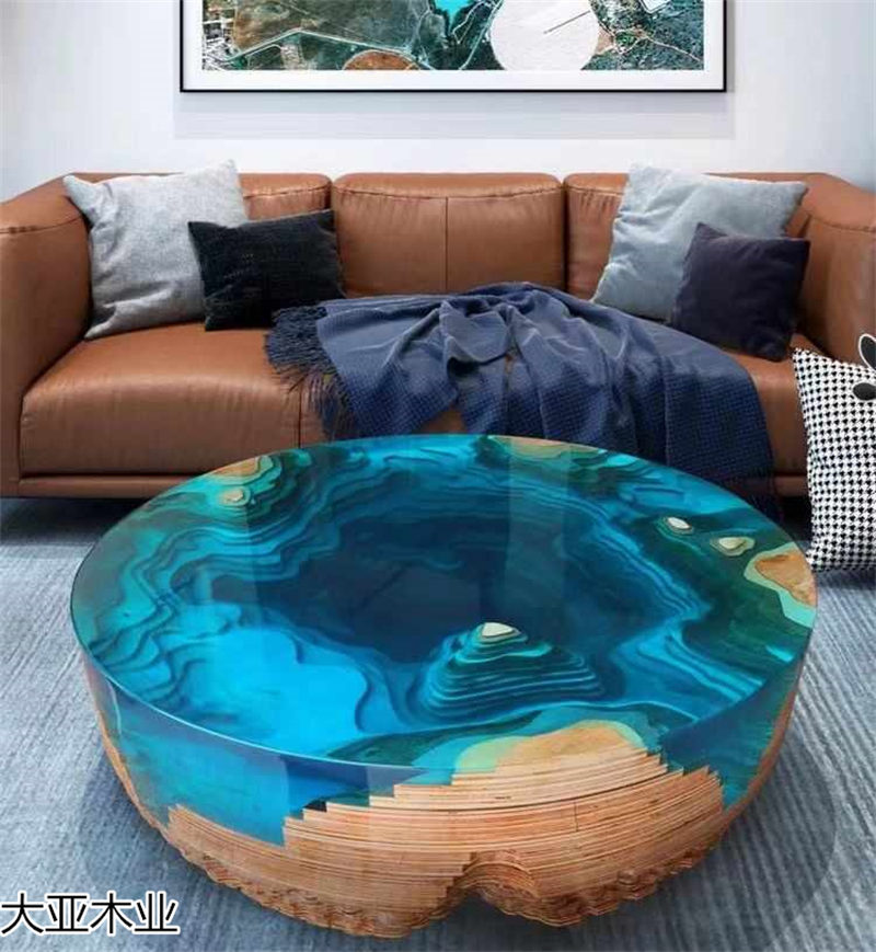 設計師藝術創意實木樹脂家具