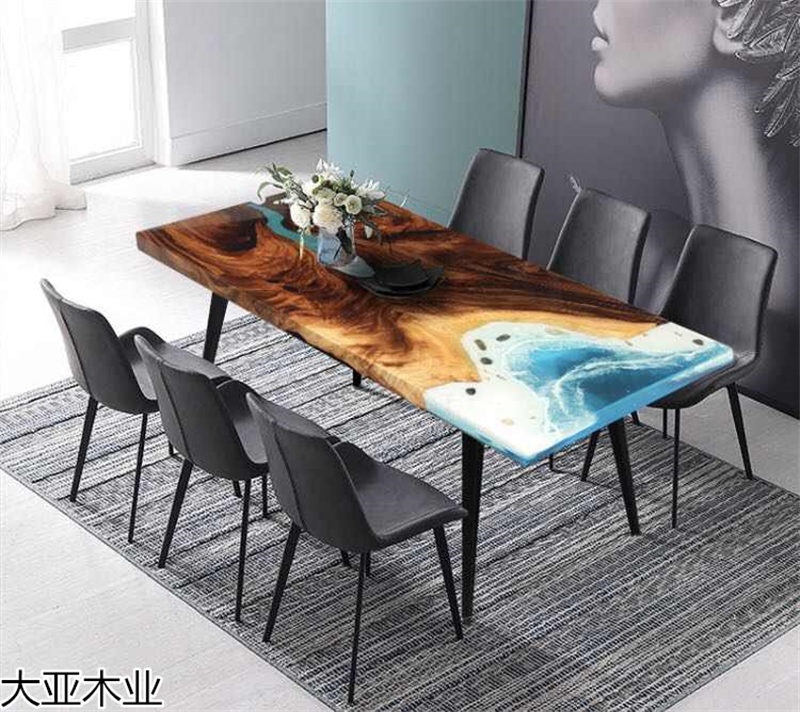 設計師藝術創意實木樹脂家具