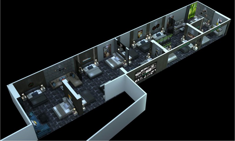 艾匠部分加盟專賣店效果圖