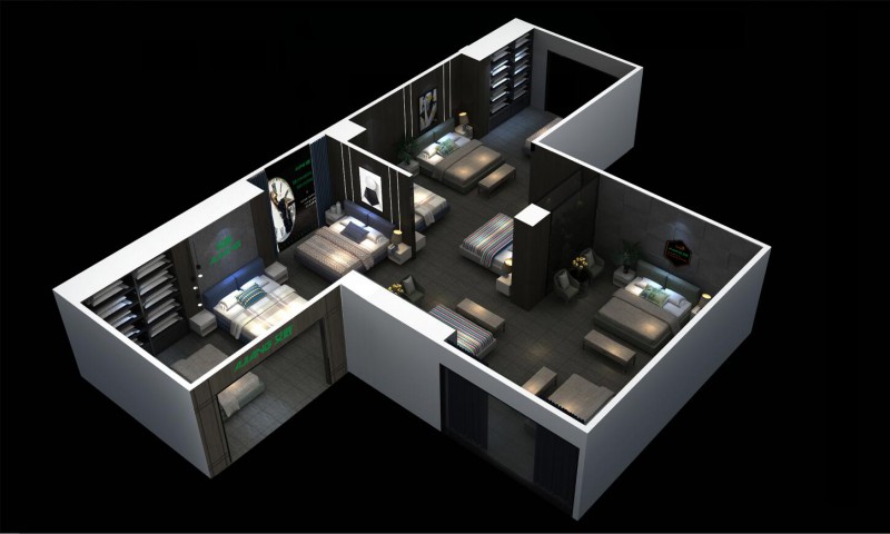 艾匠部分加盟專賣店效果圖