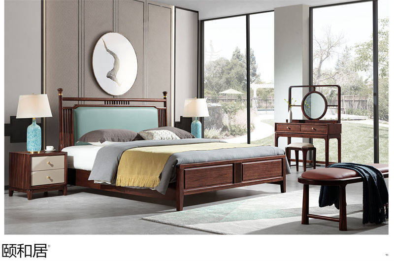 頤和居&middot;東方簡奢 新中式烏金木家具