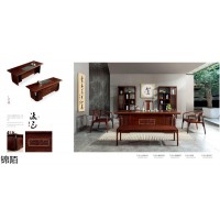 新中式烏金木茶臺，烏金木茶桌、博古架廠家，錦陌茶臺，盛唐盛景家具，深圳美沐家居