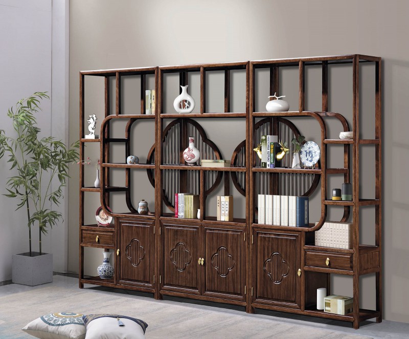 新中式烏金木博古架（左中右）396#