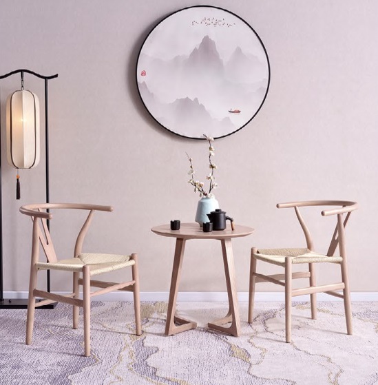 圓幾20602#、麻繩椅20602#