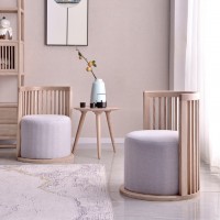 雅菲林新中式輕奢白蠟木風情椅