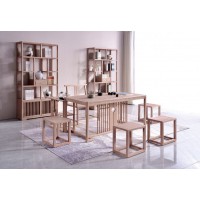 雅菲林新中式輕奢白蠟?zāi)静枧_20601#、博古架20601#