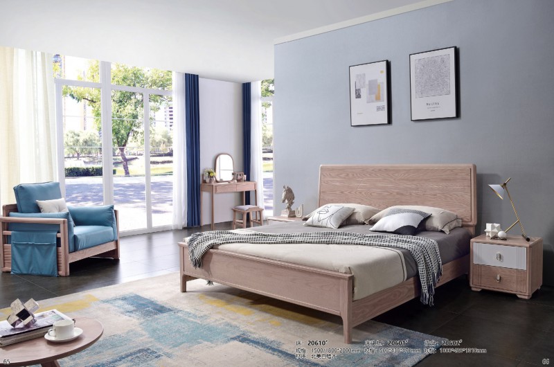 床20610#、床頭柜20601#、妝臺(tái)20602#