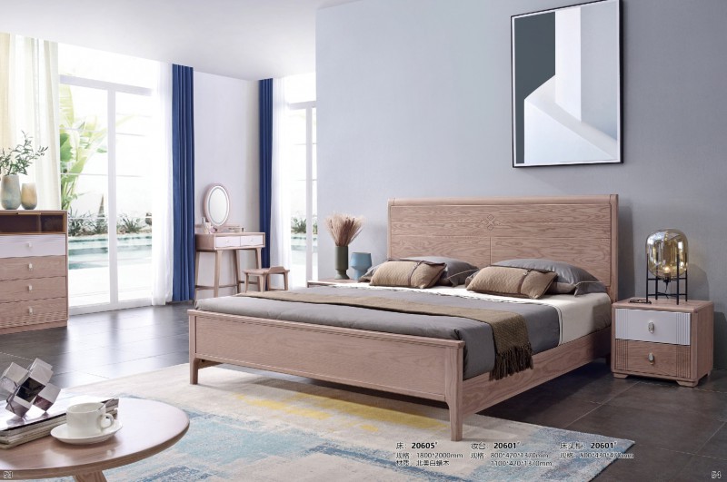床20605#、妝臺20601#、床頭柜20601#