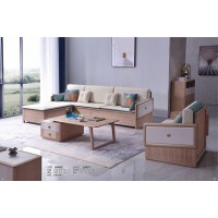 雅菲林北歐簡約白蠟木沙發20602#、長茶幾20601#