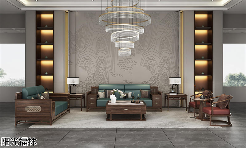 陽(yáng)光福林·和順新中式風(fēng)格烏金木家具