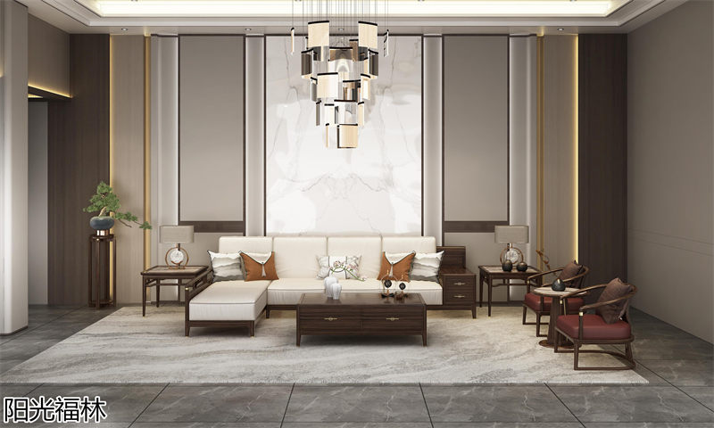 陽(yáng)光福林·和順新中式風(fēng)格烏金木家具