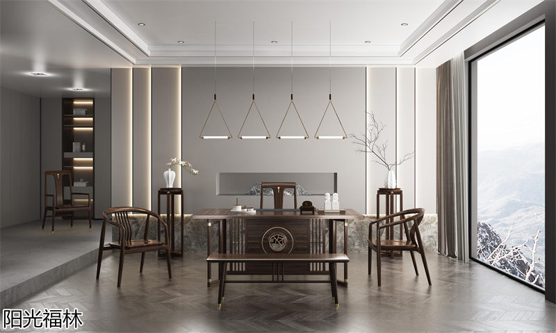 陽(yáng)光福林·和順新中式風(fēng)格烏金木家具