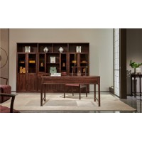 昌龍禾運新中式烏金木1-611#書桌