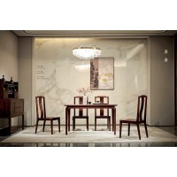 昌龍禾運新中式烏金木1-506#餐桌