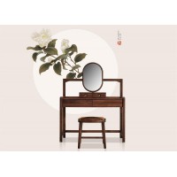 昌龍禾運新中式烏金木1-121#梳妝臺、1-131#妝凳