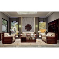 昌龍禾運新中式烏金木1-208#沙發