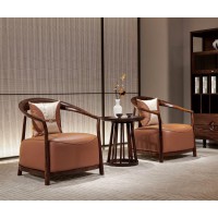 昌龍禾運新中式烏金木1-211#休閑椅、1-228#休閑幾