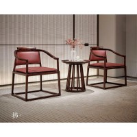 昌龍禾運新中式烏金木1-213#休閑椅、1-228#休閑幾