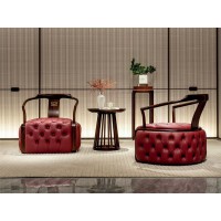 昌龍禾運新中式烏金木1-212#休閑椅、1-228#休閑幾