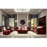 昌龍禾運新中式烏金木1-207#沙發