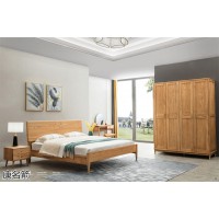 簡素空間北歐極簡家具，南康白蠟木家具，江西木蠟油白蠟木套房，康名箭家具生產廠家