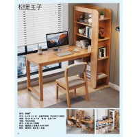 松堡王子兒童實木書桌，南康兒童學習桌，多功能實木升降書桌，江西松林驛站家具廠家