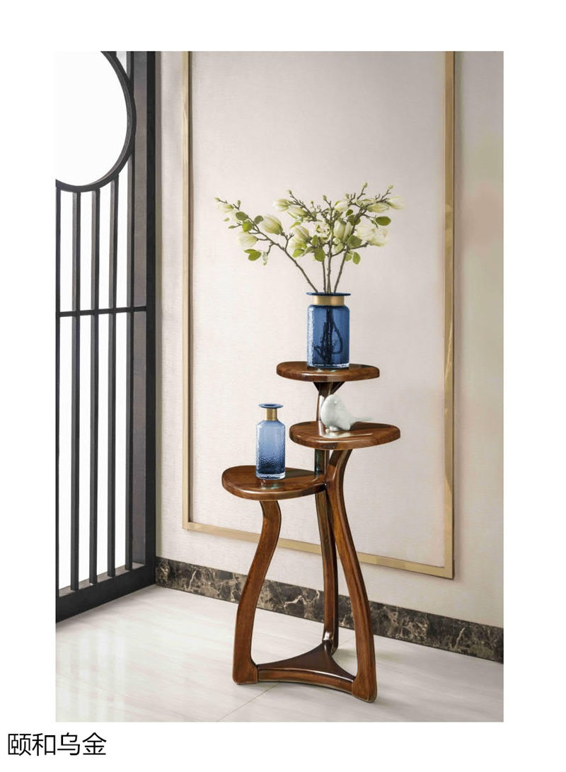 順意家具·志趣家-頤和烏金 新中式風格烏金木家具