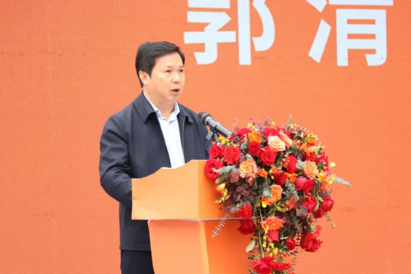 區(qū)家具協(xié)會(huì)黨支部書記郭清平致辭