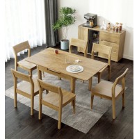 朗朝現(xiàn)代極簡白蠟木L2931#拉伸方臺