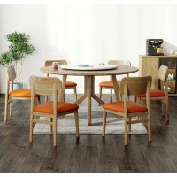 朗朝現(xiàn)代極簡白蠟木L2931#圓臺