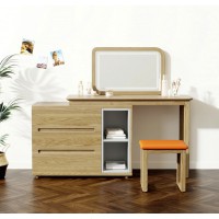 朗朝現代極簡白蠟木L2691#梳妝臺、L2691#妝凳