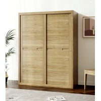 朗朝現(xiàn)代極簡(jiǎn)白蠟?zāi)綥2664#趟門衣柜